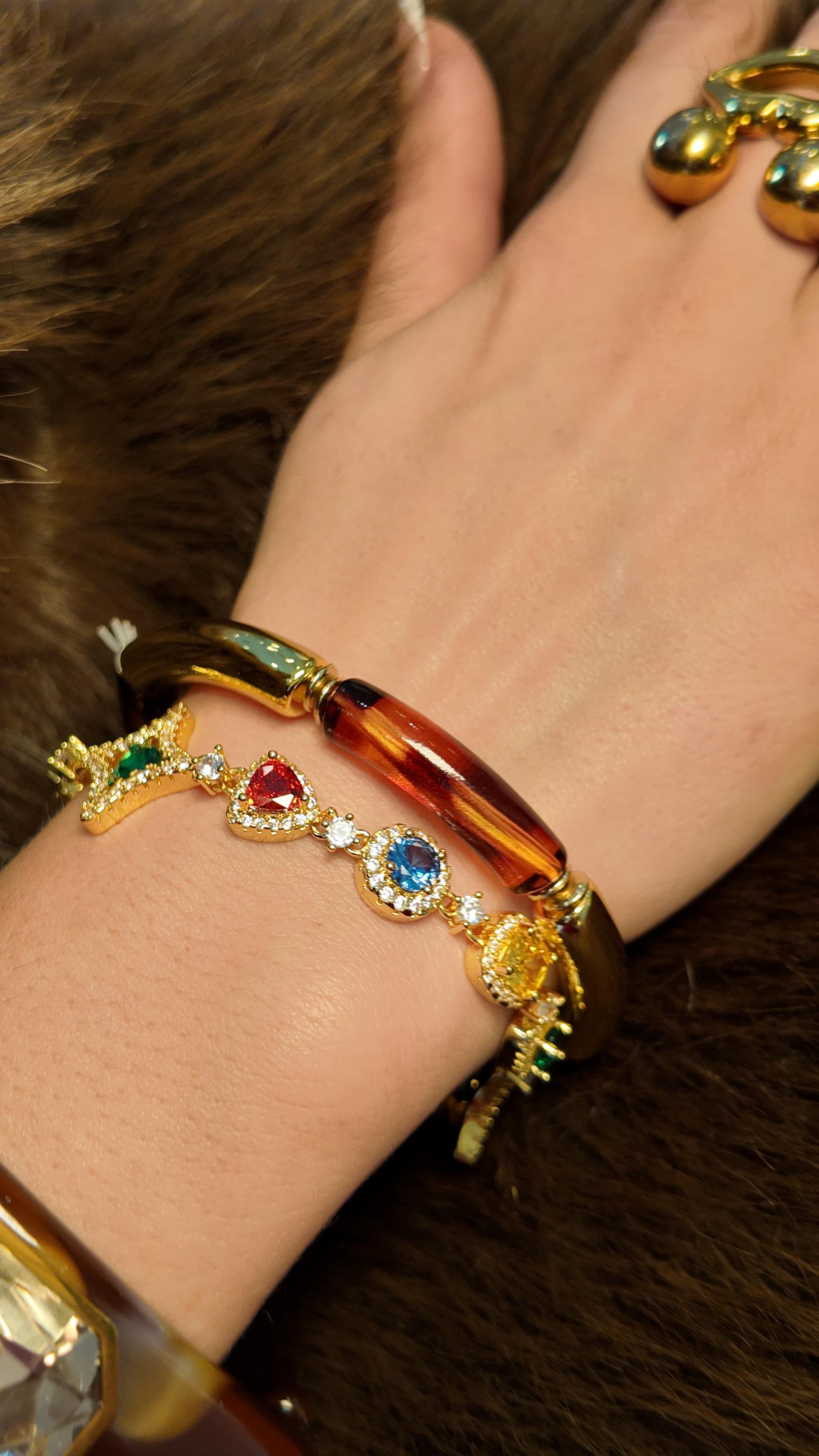 Pulsera Aurora de Piedras Preciosas