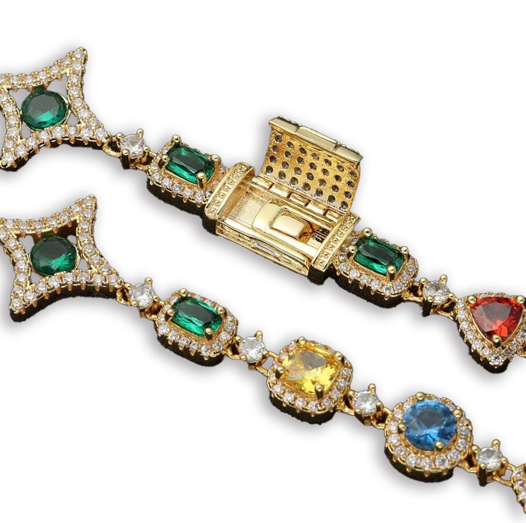Pulsera Aurora de Piedras Preciosas