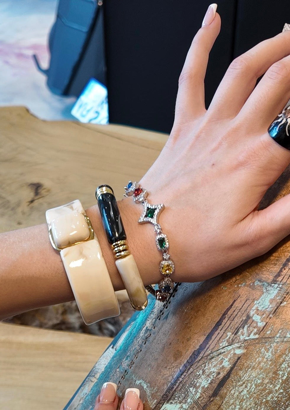 Pulsera de gemas Aurora