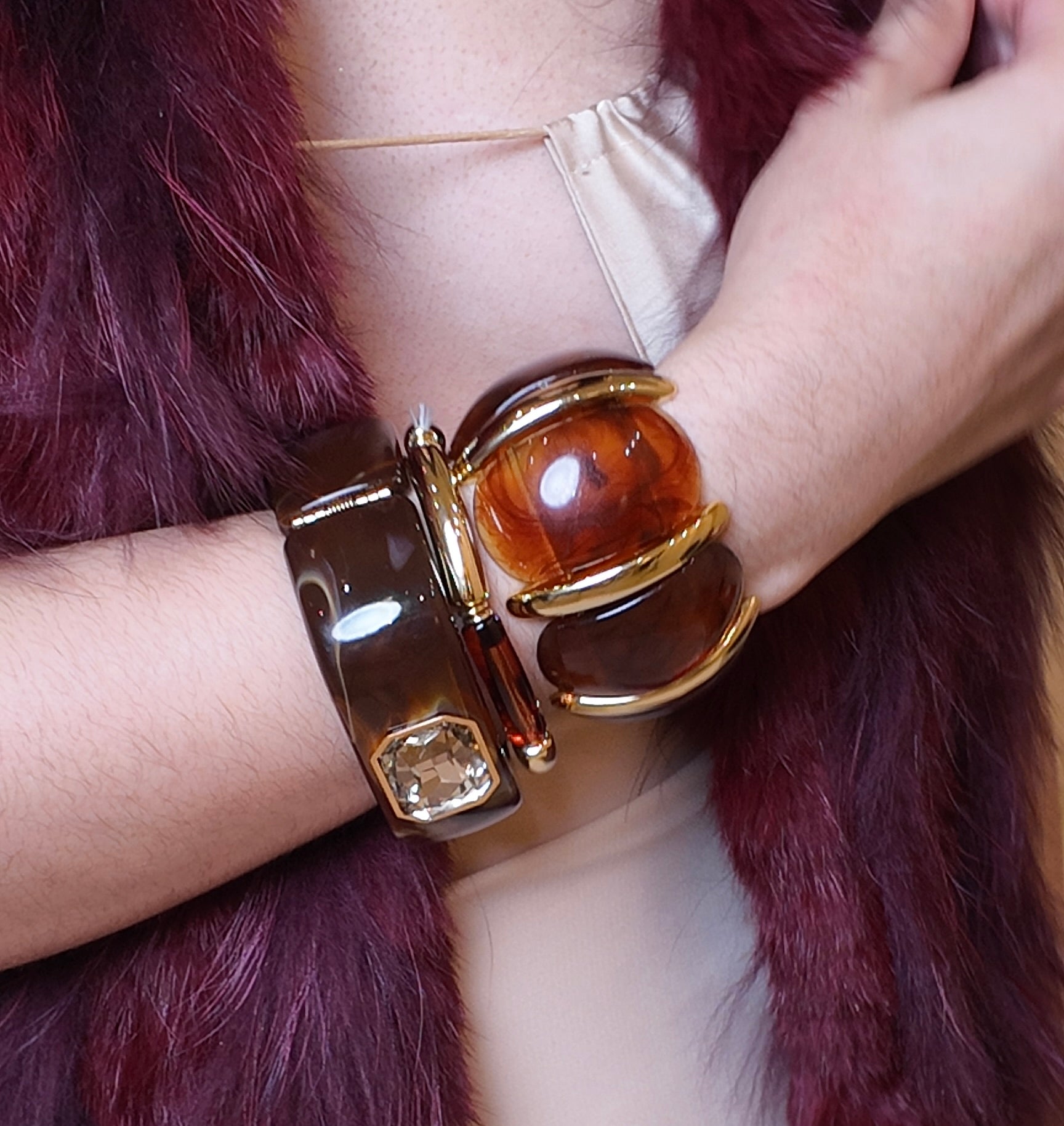 MAROON EMBER BRACELET SET