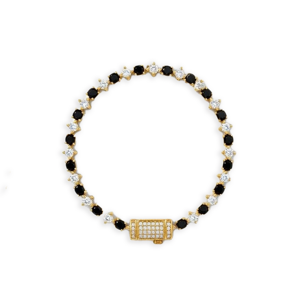 Pulsera a cuadros