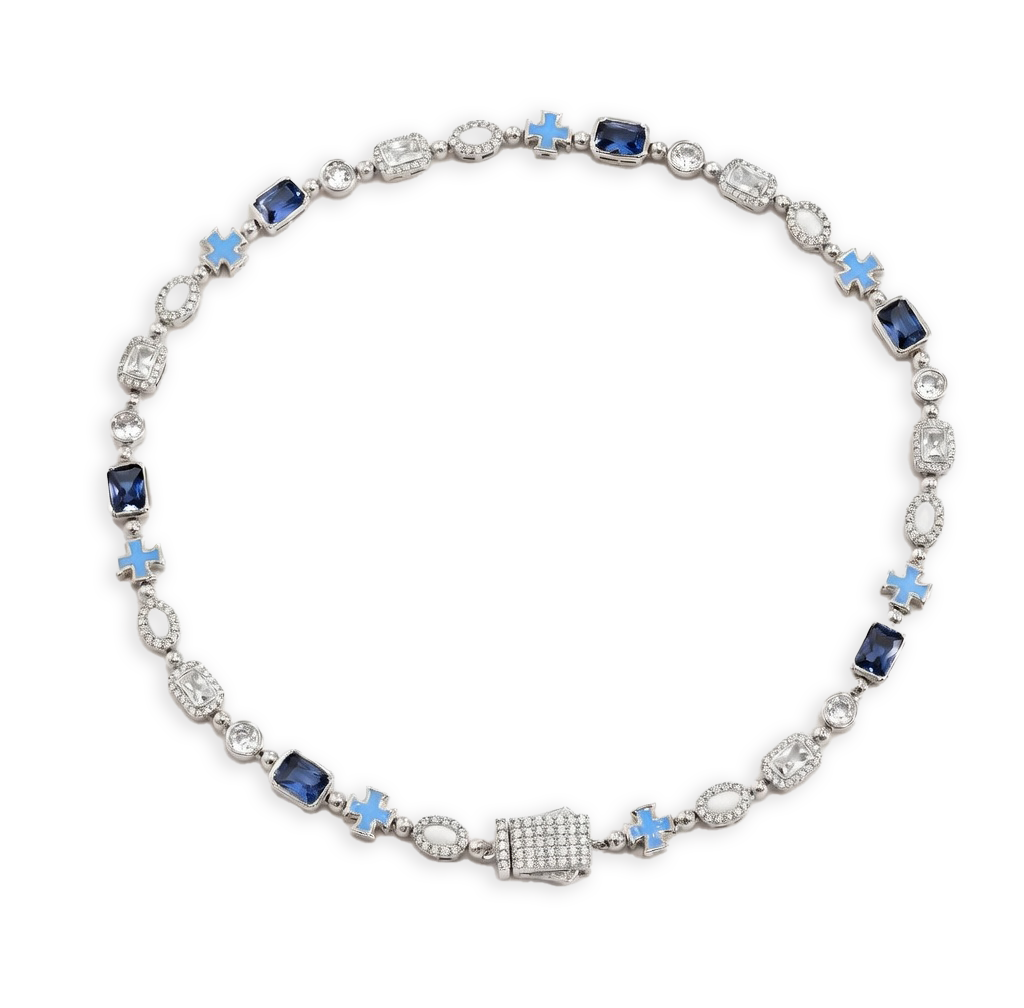 Cadena de eslabones Celeste